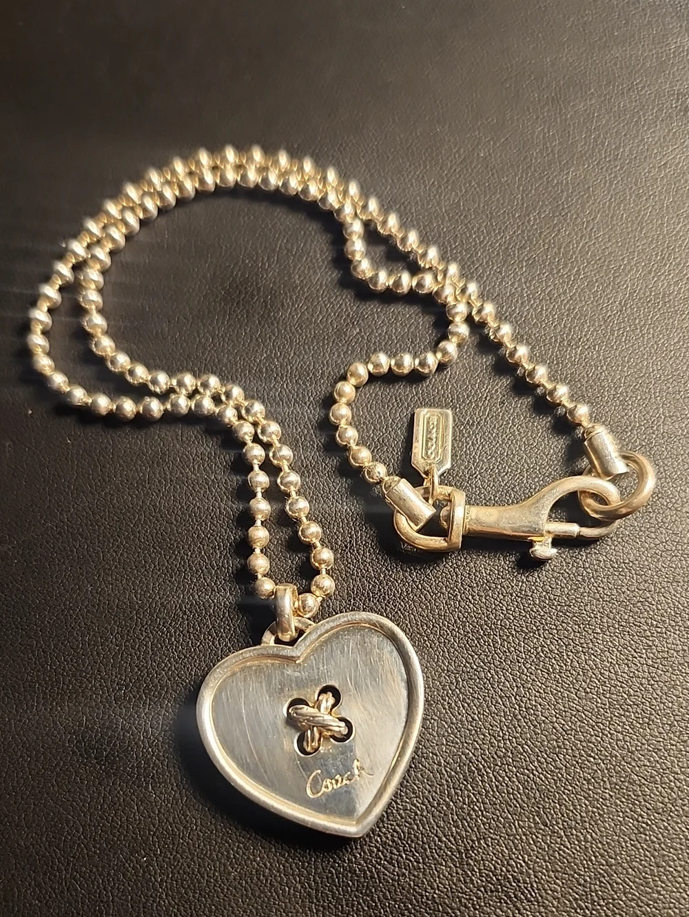 Coach signature heart